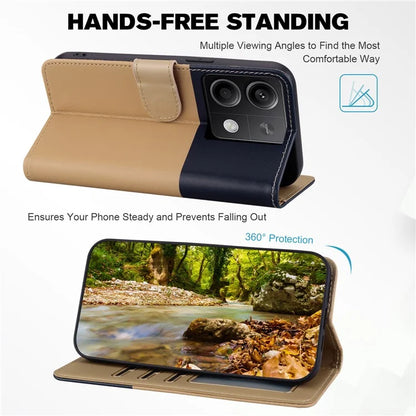 Cartoon Pet Series for Xiaomi Redmi Note 13 4G Wallet Phone Case Splicing Leather Flip Cover