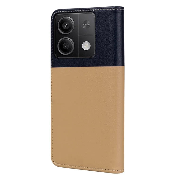 Cartoon Pet Series for Xiaomi Redmi Note 13 4G Wallet Phone Case Splicing Leather Flip Cover