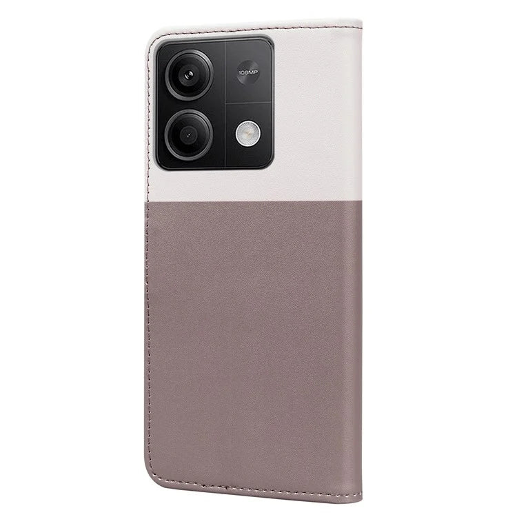 Cartoon Pet Series for Xiaomi Redmi Note 13 4G Wallet Phone Case Splicing Leather Flip Cover