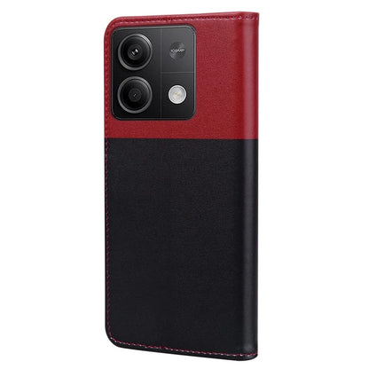Cartoon Pet Series for Xiaomi Redmi Note 13 4G Wallet Phone Case Splicing Leather Flip Cover