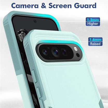 For Google Pixel 9 Pro XL Case PC+TPU 2-in-1 Shockproof Phone Cover