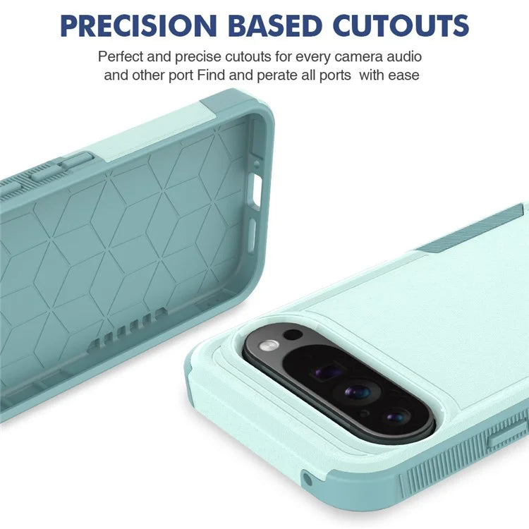 For Google Pixel 9 Pro XL Case PC+TPU 2-in-1 Shockproof Phone Cover
