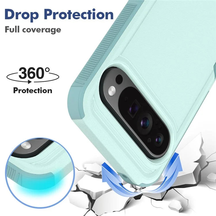 For Google Pixel 9 Pro XL Case PC+TPU 2-in-1 Shockproof Phone Cover