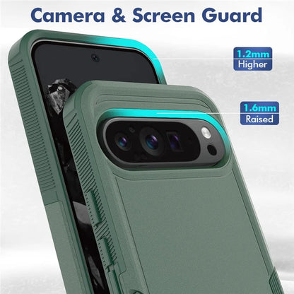 For Google Pixel 9 Pro XL Case PC+TPU 2-in-1 Shockproof Phone Cover