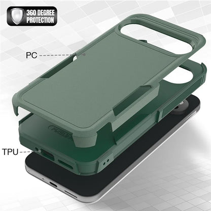 For Google Pixel 9 Pro XL Case PC+TPU 2-in-1 Shockproof Phone Cover
