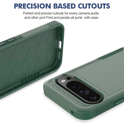 For Google Pixel 9 Pro XL Case PC+TPU 2-in-1 Shockproof Phone Cover