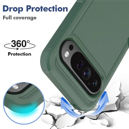 For Google Pixel 9 Pro XL Case PC+TPU 2-in-1 Shockproof Phone Cover