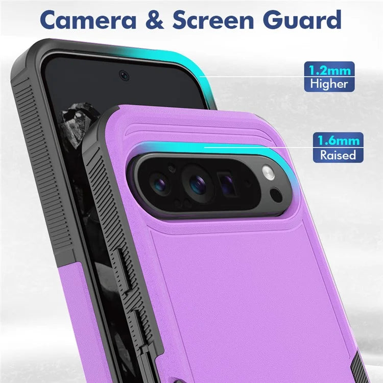 For Google Pixel 9 Pro XL Case PC+TPU 2-in-1 Shockproof Phone Cover
