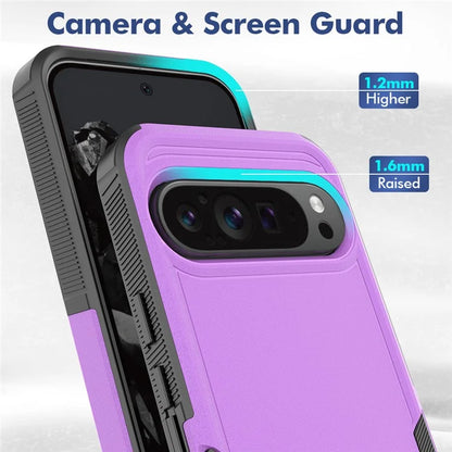 For Google Pixel 9 Pro XL Case PC+TPU 2-in-1 Shockproof Phone Cover