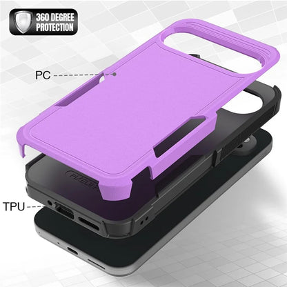 For Google Pixel 9 Pro XL Case PC+TPU 2-in-1 Shockproof Phone Cover
