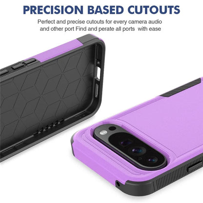 For Google Pixel 9 Pro XL Case PC+TPU 2-in-1 Shockproof Phone Cover