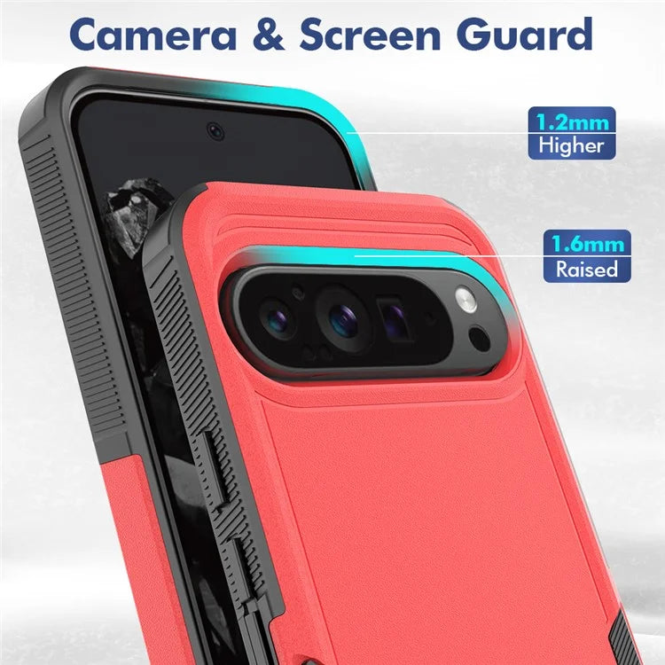For Google Pixel 9 Pro XL Case PC+TPU 2-in-1 Shockproof Phone Cover