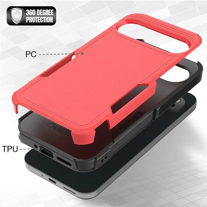 For Google Pixel 9 Pro XL Case PC+TPU 2-in-1 Shockproof Phone Cover
