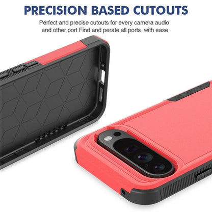For Google Pixel 9 Pro XL Case PC+TPU 2-in-1 Shockproof Phone Cover