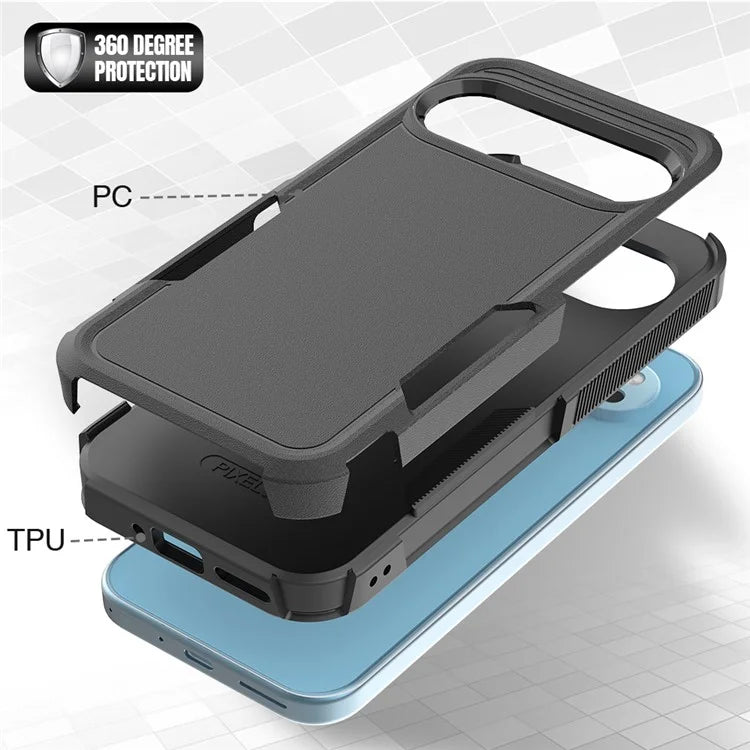 For Google Pixel 9 / 9 Pro Phone Case Shockproof 2-in-1 PC+TPU Cover