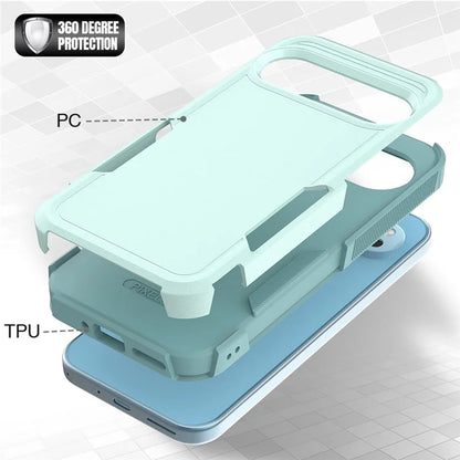 For Google Pixel 9 / 9 Pro Phone Case Shockproof 2-in-1 PC+TPU Cover
