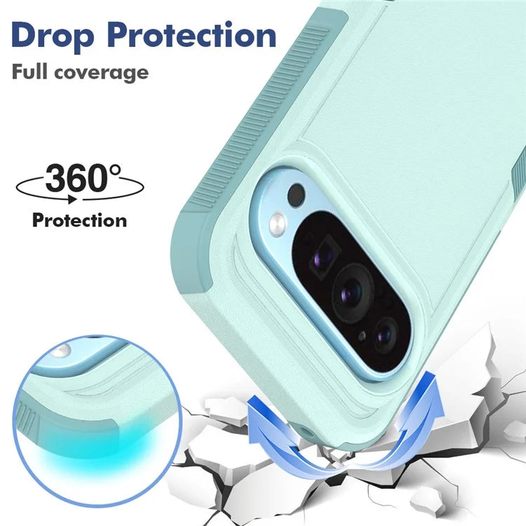 For Google Pixel 9 / 9 Pro Phone Case Shockproof 2-in-1 PC+TPU Cover