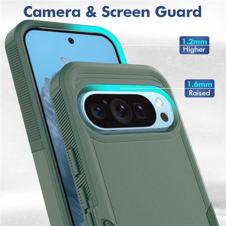 For Google Pixel 9 / 9 Pro Phone Case Shockproof 2-in-1 PC+TPU Cover