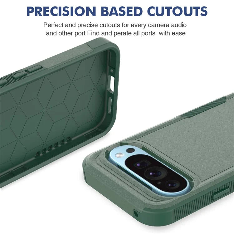 For Google Pixel 9 / 9 Pro Phone Case Shockproof 2-in-1 PC+TPU Cover