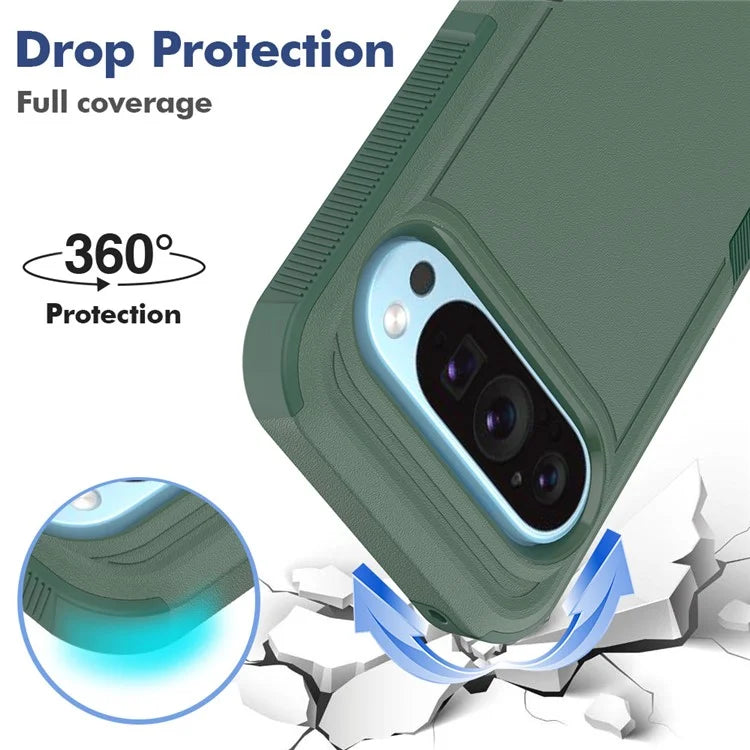 For Google Pixel 9 / 9 Pro Phone Case Shockproof 2-in-1 PC+TPU Cover