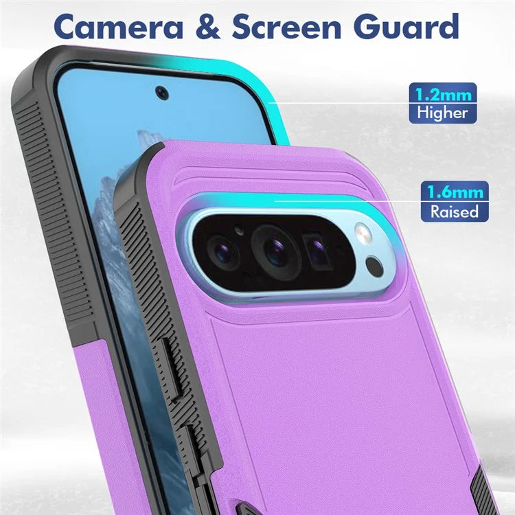 For Google Pixel 9 / 9 Pro Phone Case Shockproof 2-in-1 PC+TPU Cover