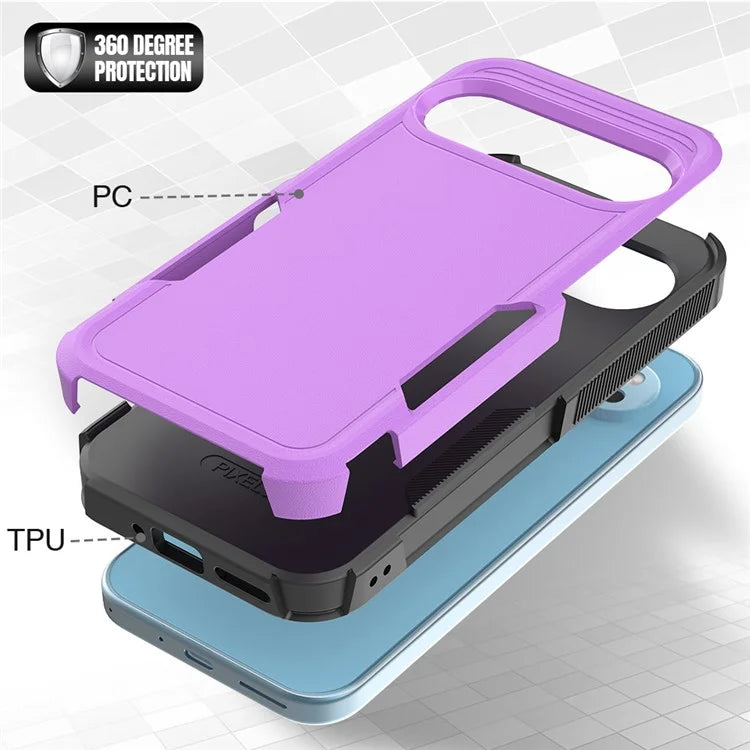 For Google Pixel 9 / 9 Pro Phone Case Shockproof 2-in-1 PC+TPU Cover