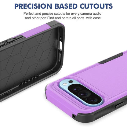For Google Pixel 9 / 9 Pro Phone Case Shockproof 2-in-1 PC+TPU Cover