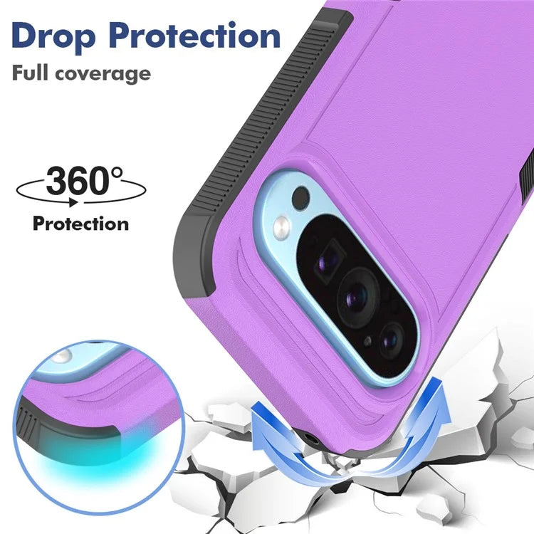 For Google Pixel 9 / 9 Pro Phone Case Shockproof 2-in-1 PC+TPU Cover