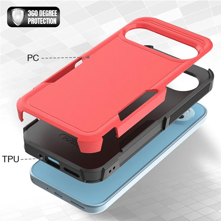 For Google Pixel 9 / 9 Pro Phone Case Shockproof 2-in-1 PC+TPU Cover