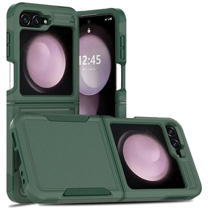 For Samsung Galaxy Z Flip6 5G / Z Flip5 5G Phone Case 2-in-1 PC+TPU Shockproof Cover
