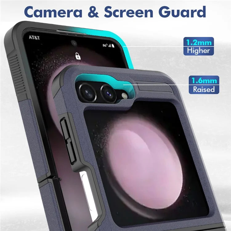 For Samsung Galaxy Z Flip6 5G / Z Flip5 5G Phone Case 2-in-1 PC+TPU Shockproof Cover