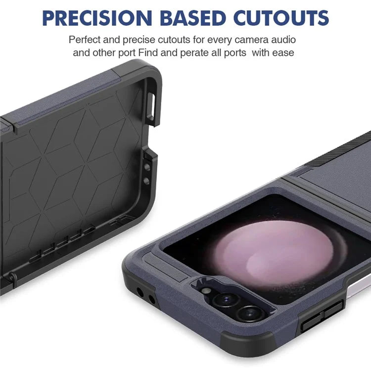For Samsung Galaxy Z Flip6 5G / Z Flip5 5G Phone Case 2-in-1 PC+TPU Shockproof Cover