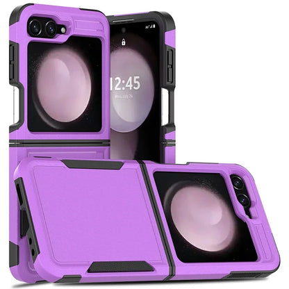 For Samsung Galaxy Z Flip6 5G / Z Flip5 5G Phone Case 2-in-1 PC+TPU Shockproof Cover