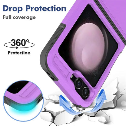 For Samsung Galaxy Z Flip6 5G / Z Flip5 5G Phone Case 2-in-1 PC+TPU Shockproof Cover