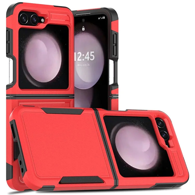 For Samsung Galaxy Z Flip6 5G / Z Flip5 5G Phone Case 2-in-1 PC+TPU Shockproof Cover