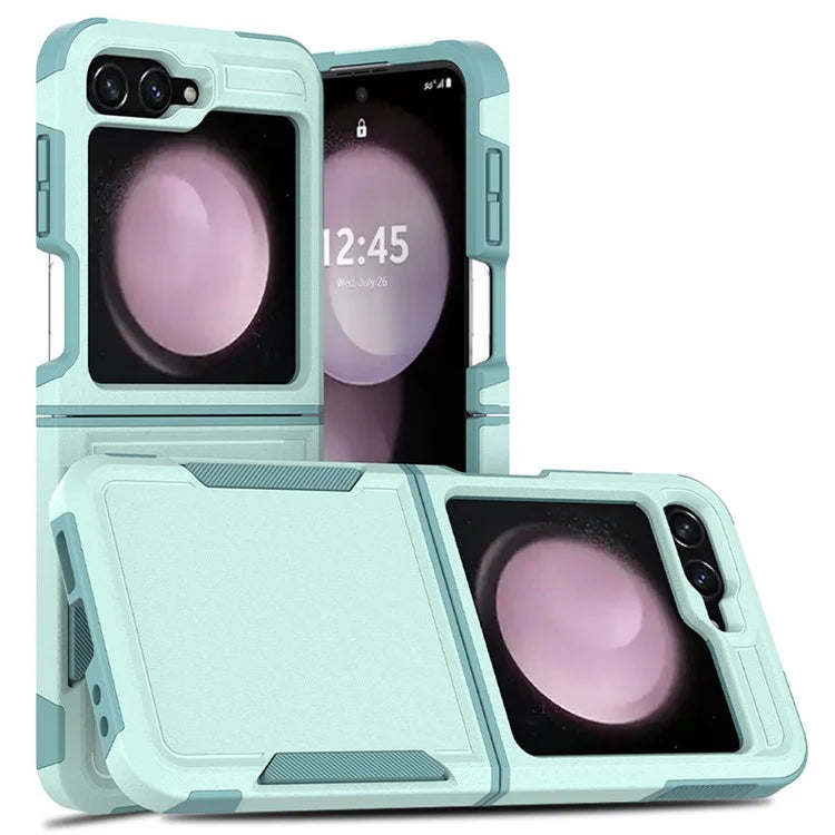 For Samsung Galaxy Z Flip6 5G / Z Flip5 5G Phone Case 2-in-1 PC+TPU Shockproof Cover