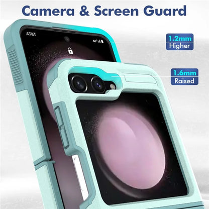 For Samsung Galaxy Z Flip6 5G / Z Flip5 5G Phone Case 2-in-1 PC+TPU Shockproof Cover