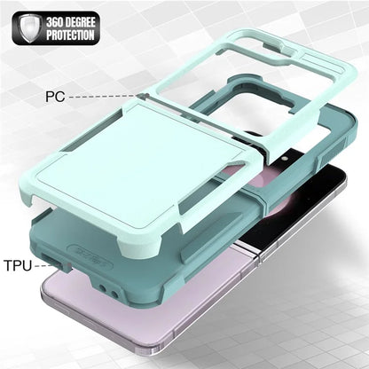 For Samsung Galaxy Z Flip6 5G / Z Flip5 5G Phone Case 2-in-1 PC+TPU Shockproof Cover