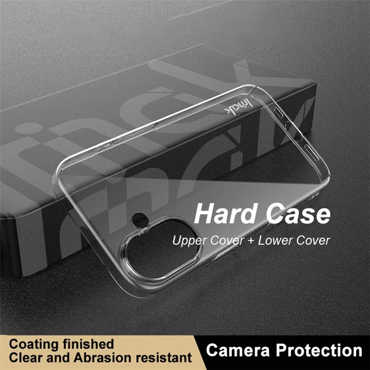 IMAK Crystal Case II Pro for iPhone 16 Case Transparent PC Protective Phone Cover