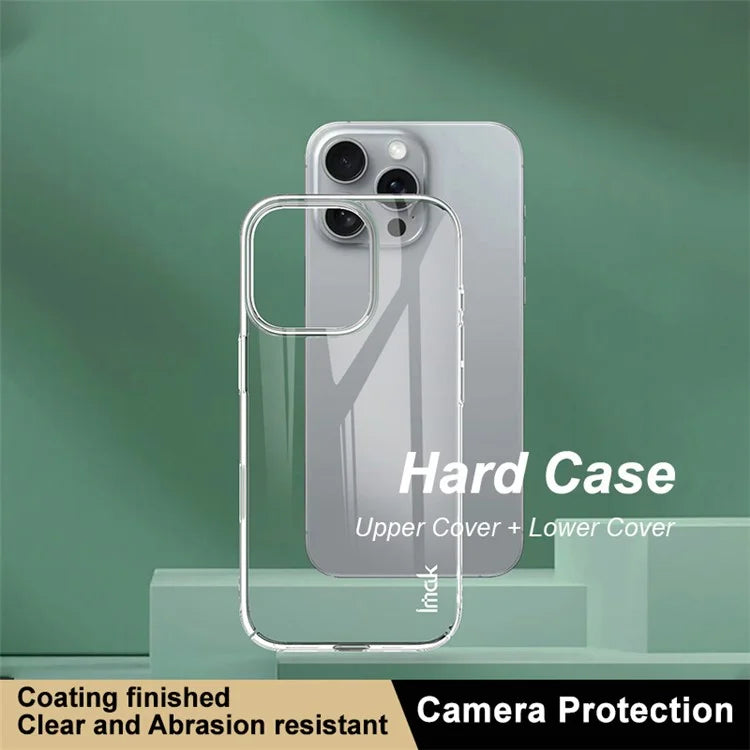 IMAK Crystal Case II Pro for iPhone 16 Pro Clear Case Hard PC Anti-scratch Phone Cover