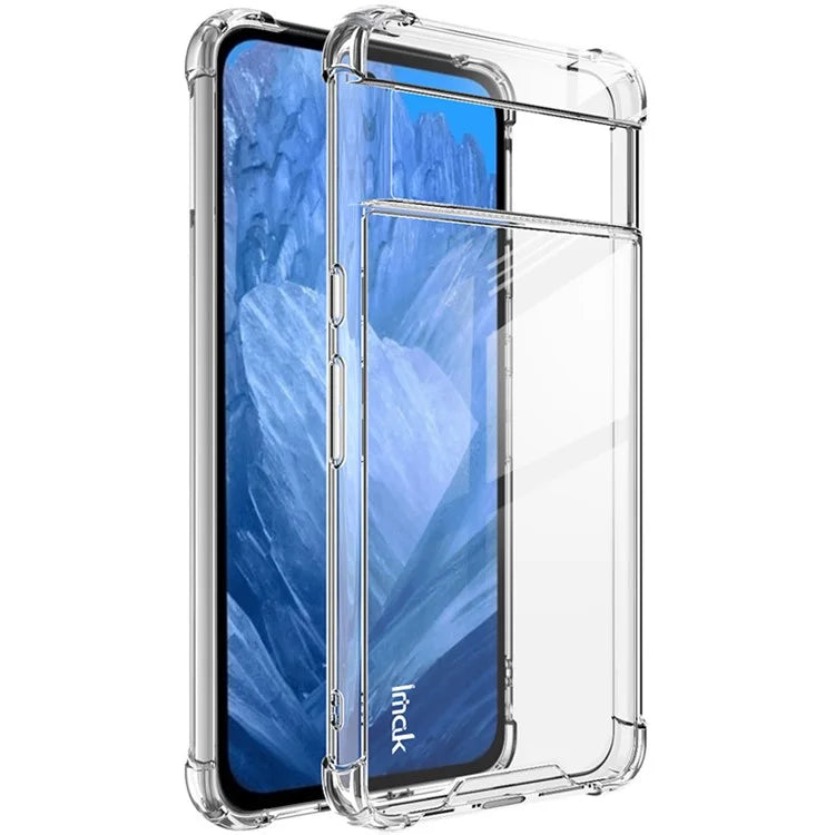 IMAK For Google Pixel 8 Pro Case Anti-drop Protection PC+TPU Clear Phone Cover