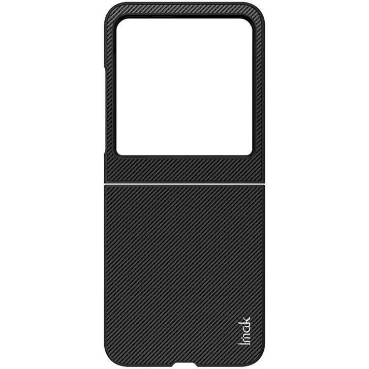 IMAK Ruiyi Series for Motorola Razr 50 5G / Razr 2024 5G Case Carbon Fiber Leather+PC Phone Cover
