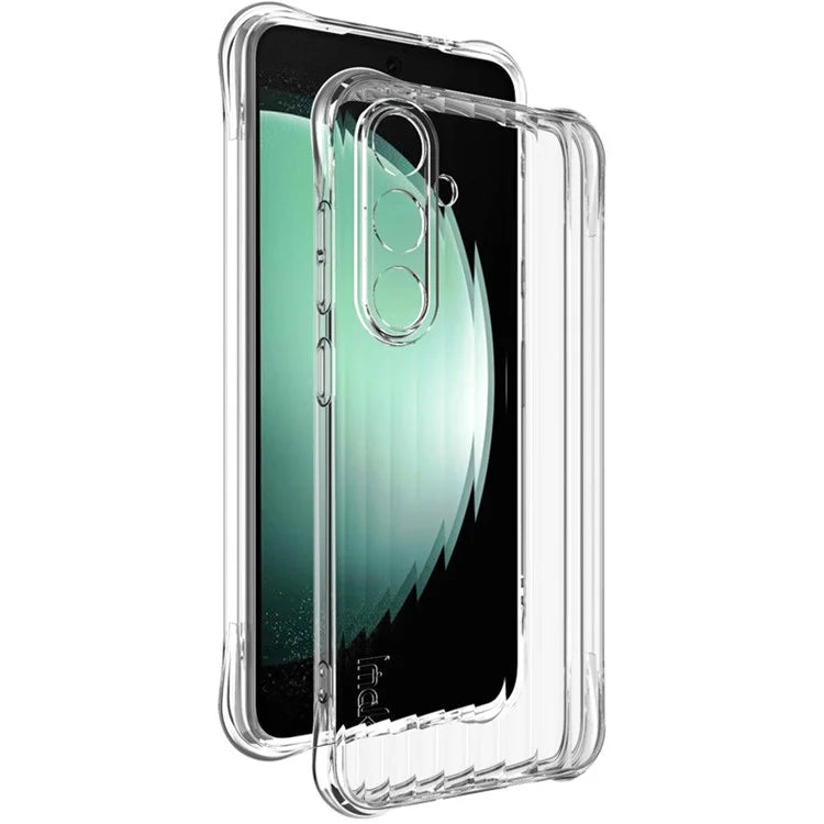 IMAK For Samsung Galaxy S24 FE Case TPU Phone Cover Corrugated Texture
