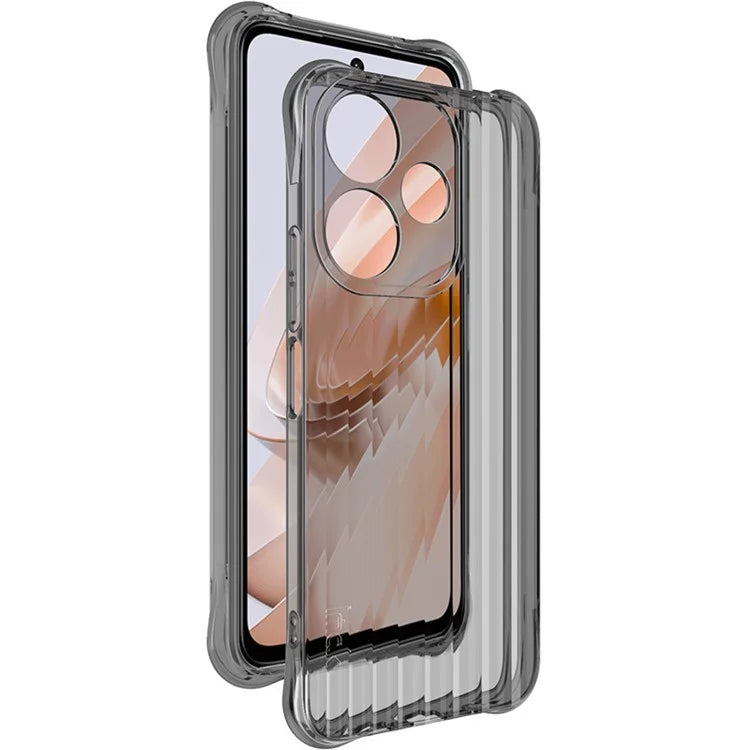 IMAK For Xiaomi Redmi 13 5G / 4G / Poco M6 4G / Redmi Note 13R 5G TPU Phone Case Corrugated Texture