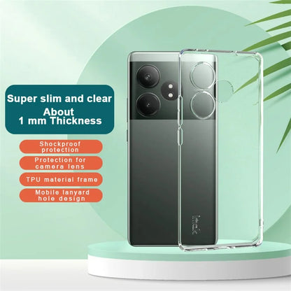 IMAK UX-5 Series for Realme GT 6 5G / GT 6T 5G / GT Neo6 5G / Neo6 SE 5G Case Clear TPU Slim Phone Cover