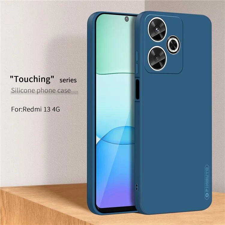 PINWUYO JK Touching Series For Xiaomi Redmi 13 5G / 4G TPU Case Fiber Flocking Liner