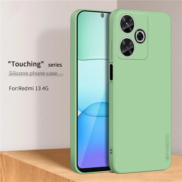PINWUYO JK Touching Series For Xiaomi Redmi 13 5G / 4G TPU Case Fiber Flocking Liner