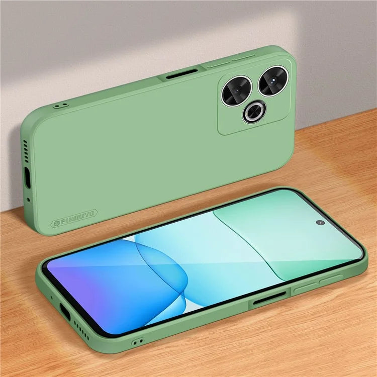 PINWUYO JK Touching Series For Xiaomi Redmi 13 5G / 4G TPU Case Fiber Flocking Liner