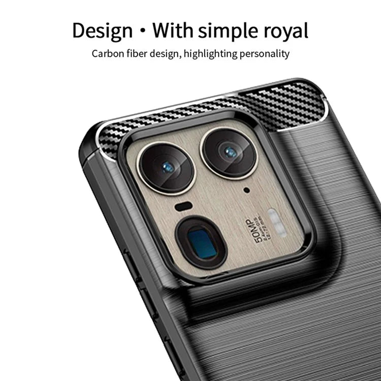 MOFI JK TPU Series-1 For Motorola Moto X50 Ultra 5G / Edge 50 Ultra 5G Case TPU Brushed Phone Cover
