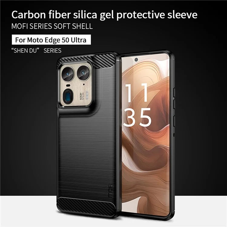 MOFI JK TPU Series-1 For Motorola Moto X50 Ultra 5G / Edge 50 Ultra 5G Case TPU Brushed Phone Cover